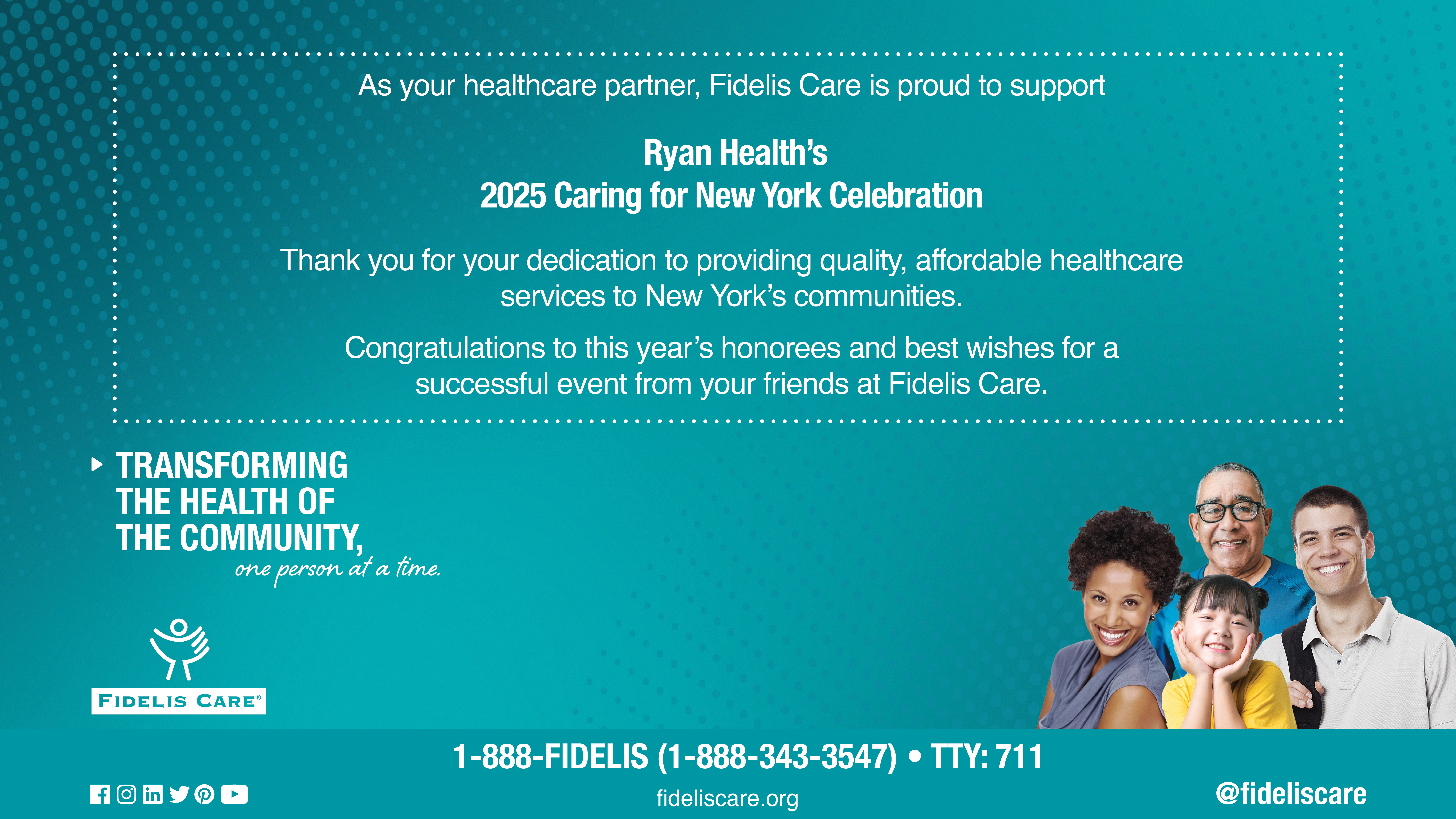 Fidelis Care Journal Ad Ryan Health Gala 2025 1920x1080 FULL1